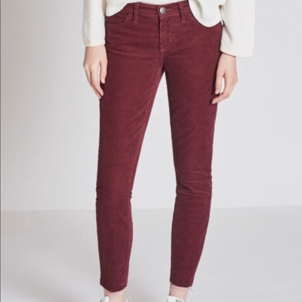Current/Elliott Stiletto Ankle Corduroy Jean Size 26